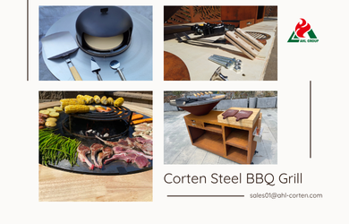 Corten Steel BBQ Grill